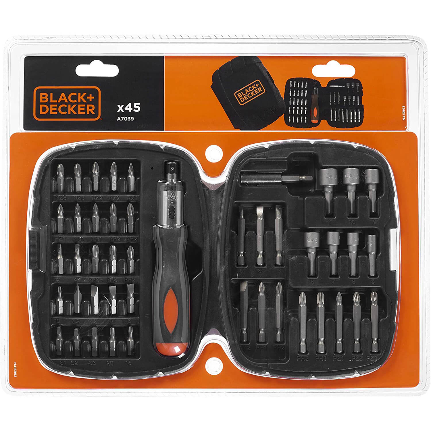 A7039_09.jpeg Набір оснастки BLACK+DECKER A7039 - Зображення 1
