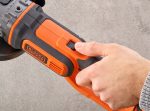 Акумуляторні кутові шліфмашини 18 В BLACK+DECKER BCG720N - Зображення 3