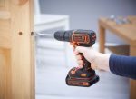 Дриль-шурупокрут 18 В 1,5 А·год BLACK+DECKER BDCD18 - Зображення 2