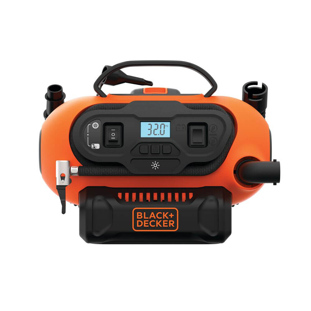 BDCINF18N.jpeg Автомобільний компресор 18 В BLACK+DECKER BDCINF18N - Зображення 1