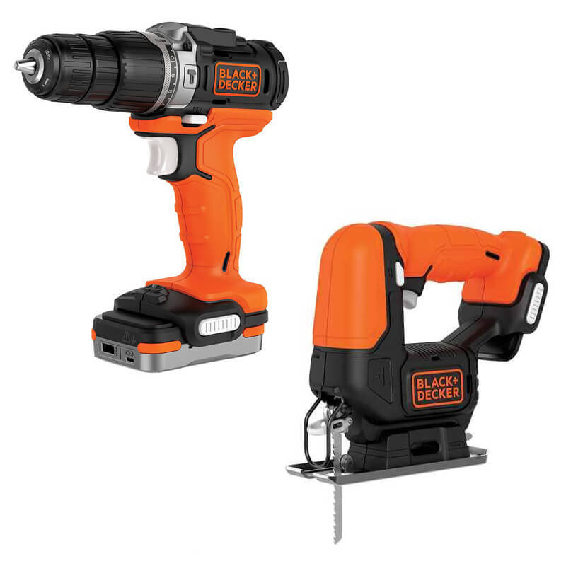 BDCK122S1S.jpeg Дриль-шурупокрут 12 В BLACK+DECKER BDCK122S1S - Зображення 1