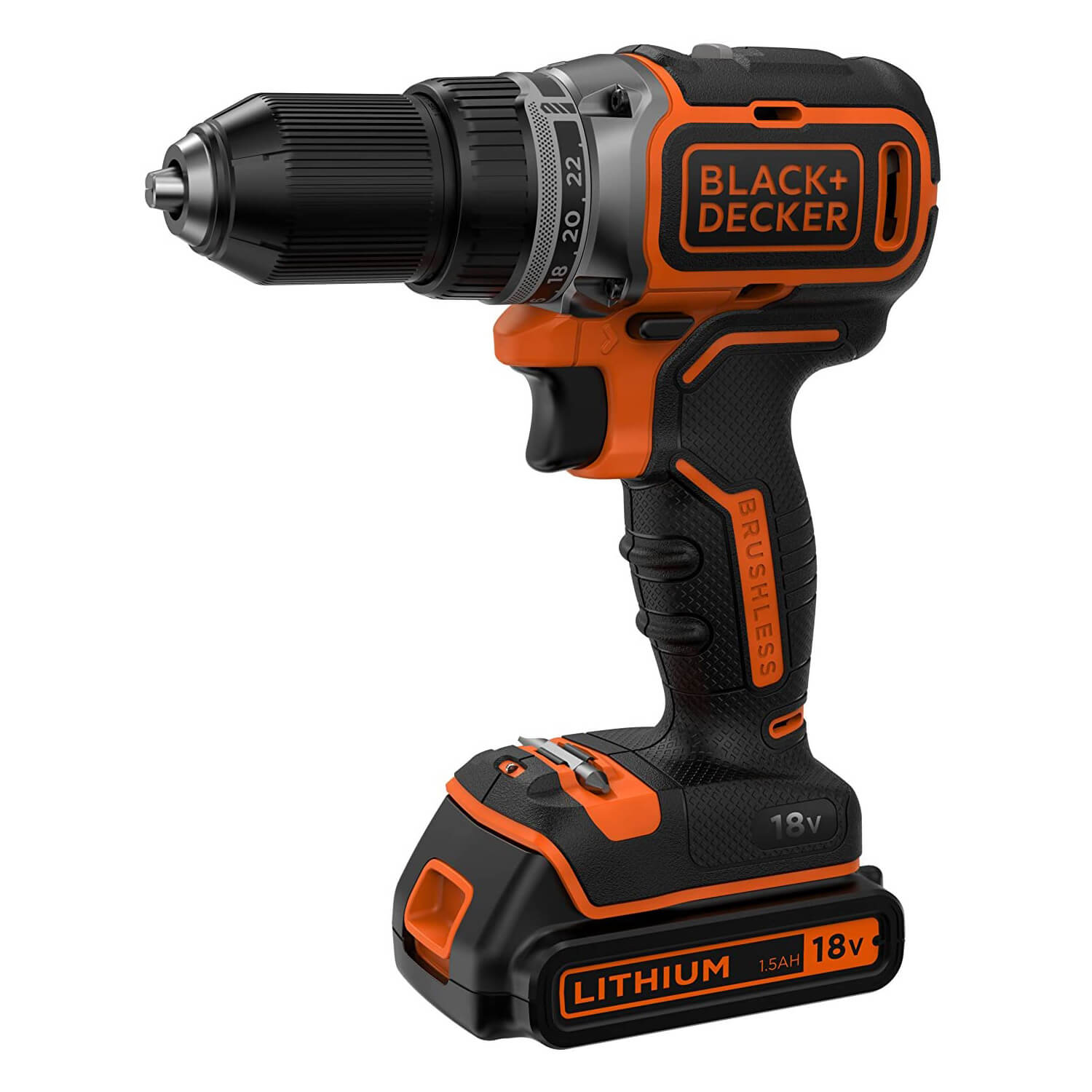 BL186KB_09.jpeg Дриль-шурупокрут 18 В 1,5 А·год BLACK+DECKER BL186KB - Зображення 1